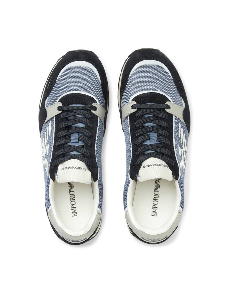 rinascente Emporio Armani Running suede sneakers
