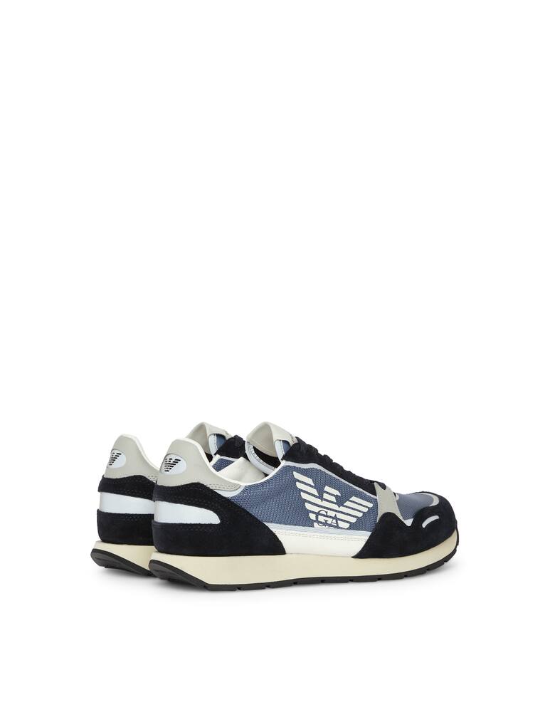 rinascente Emporio Armani Running suede sneakers