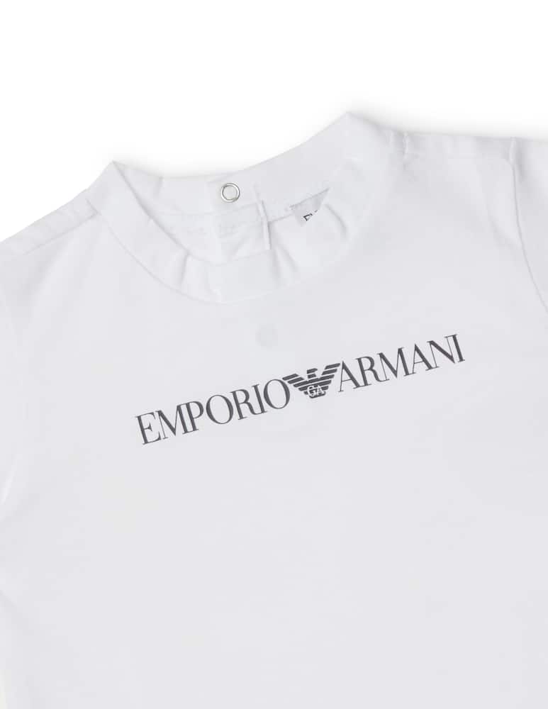 rinascente Emporio Armani Maglietta girocollo con logo - bianco