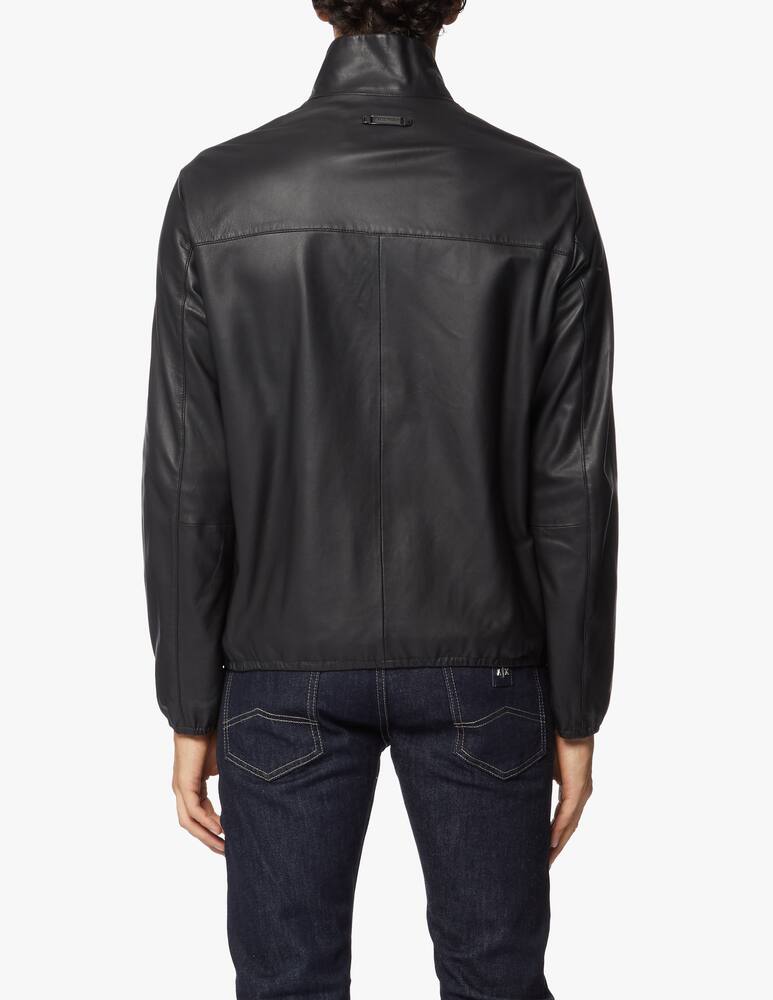 rinascente Emporio Armani Biker leather jacket