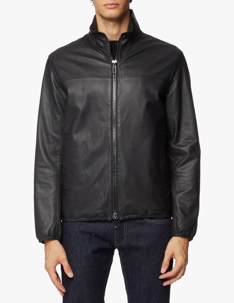 rinascente Emporio Armani Biker leather jacket