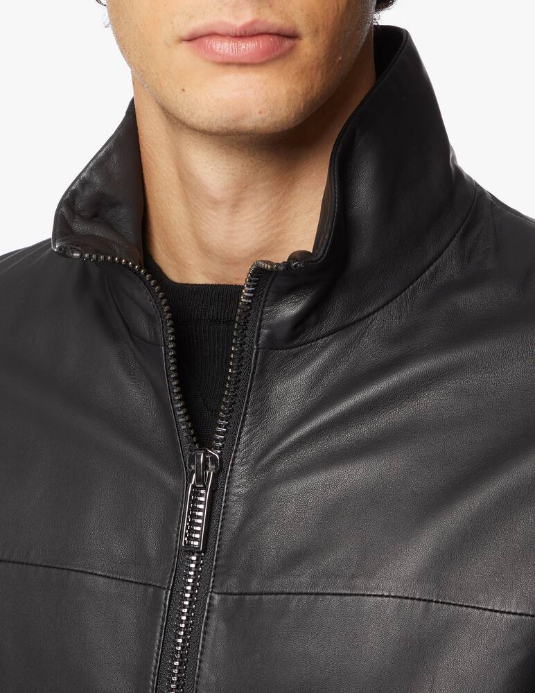 rinascente Emporio Armani Biker leather jacket