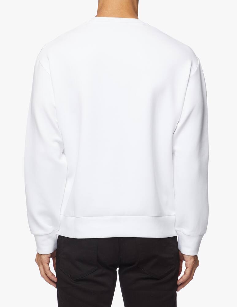 rinascente Emporio Armani Logo lettering embroidery roundneck sweatshirt