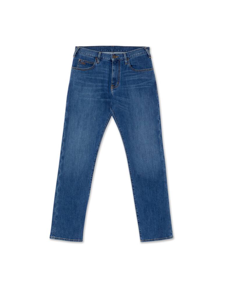 rinascente Emporio Armani Stone washed regular jeans - blue