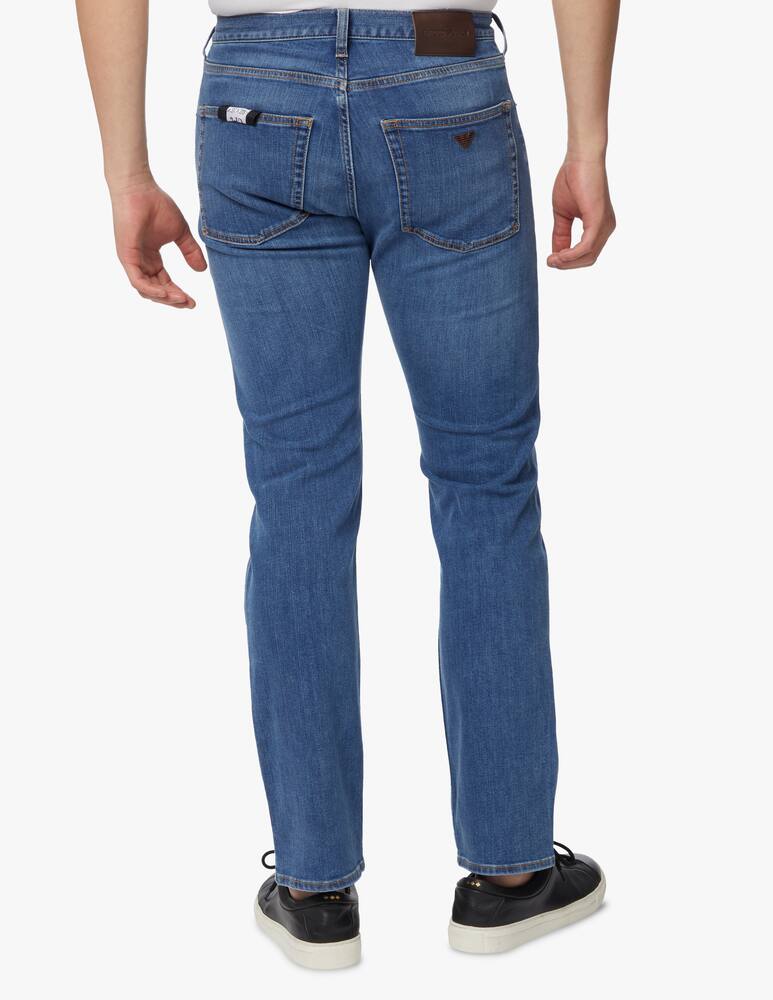 rinascente Emporio Armani Stone washed regular jeans - blue