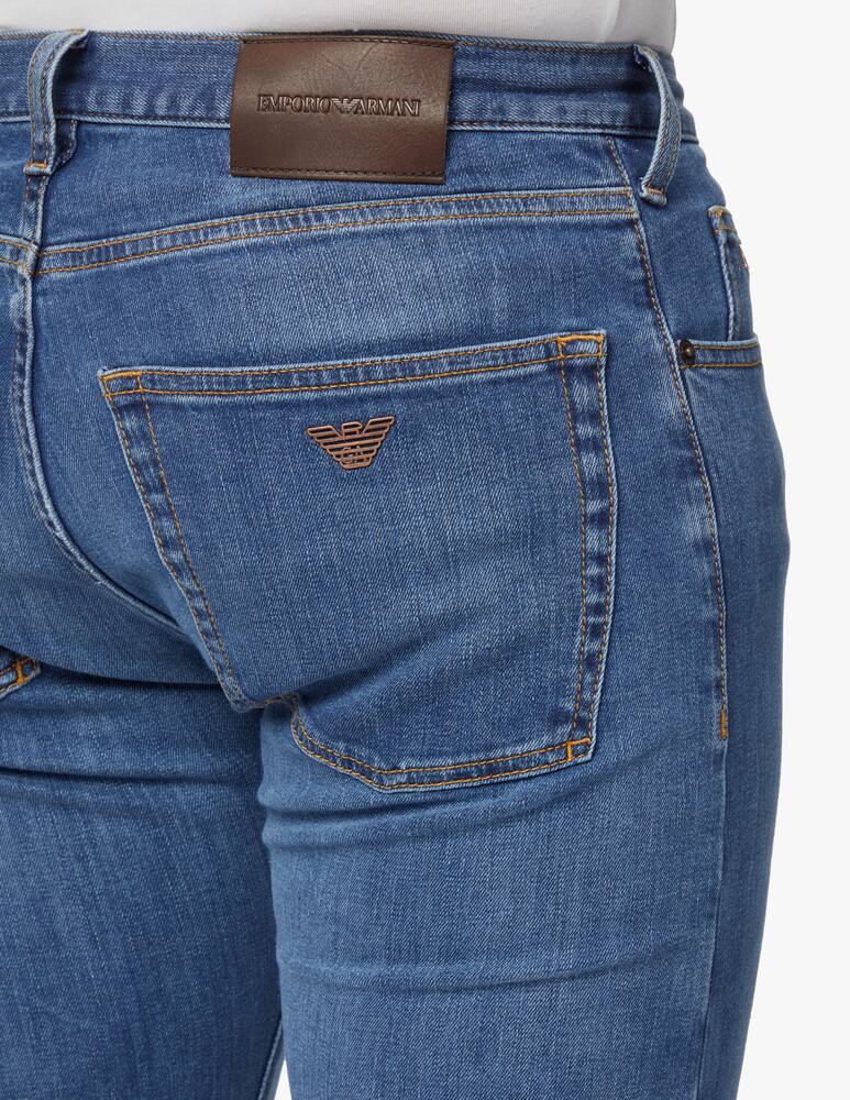 rinascente Emporio Armani Stone washed regular jeans - blue