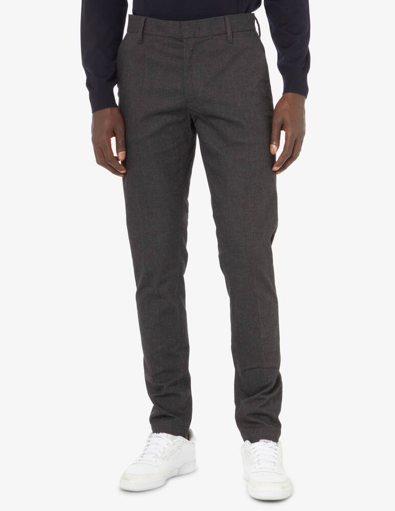 rinascente Emporio Armani Pantaloni chino in cotone - Nero