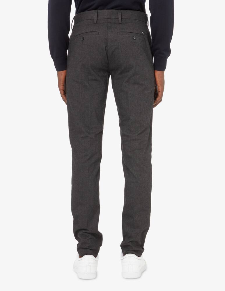 rinascente Emporio Armani Pantaloni chino in cotone - Nero