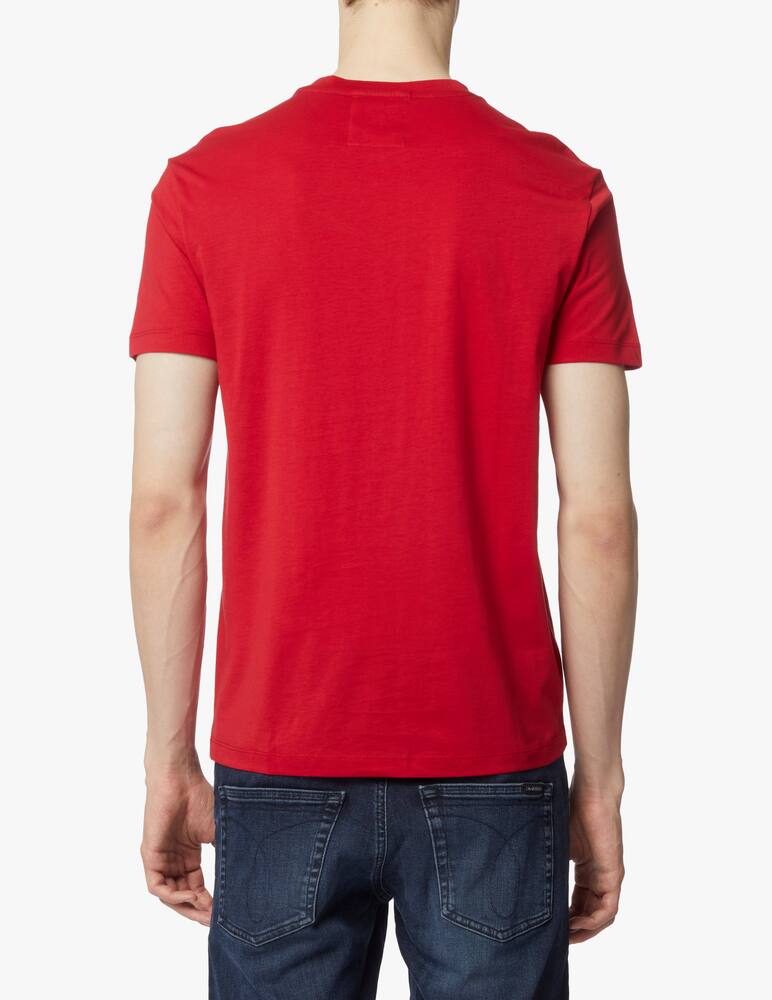 rinascente Emporio Armani Chest lettering logo t-shirt - red