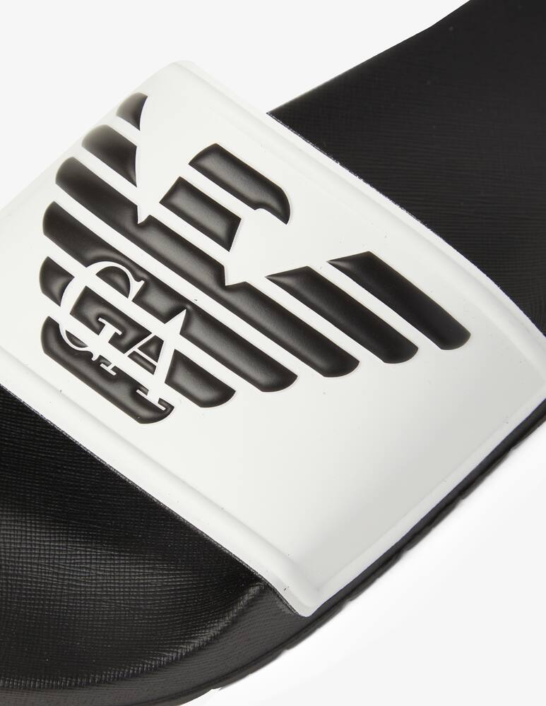 rinascente Emporio Armani Logo slippers 