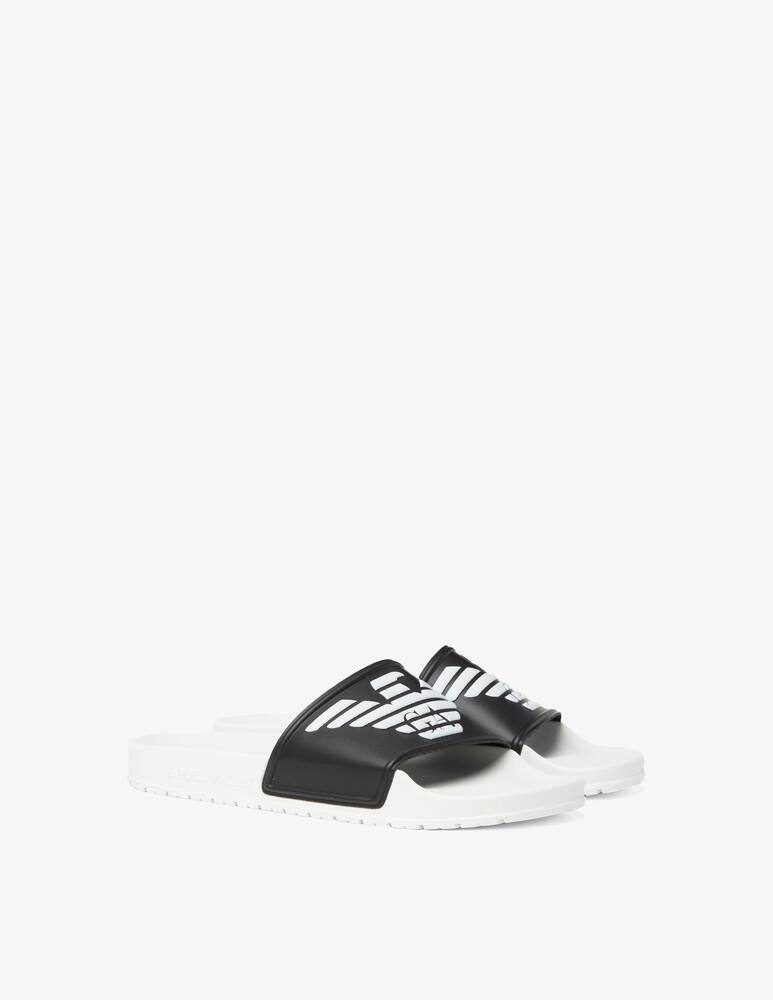 rinascente Emporio Armani Logo slippers 