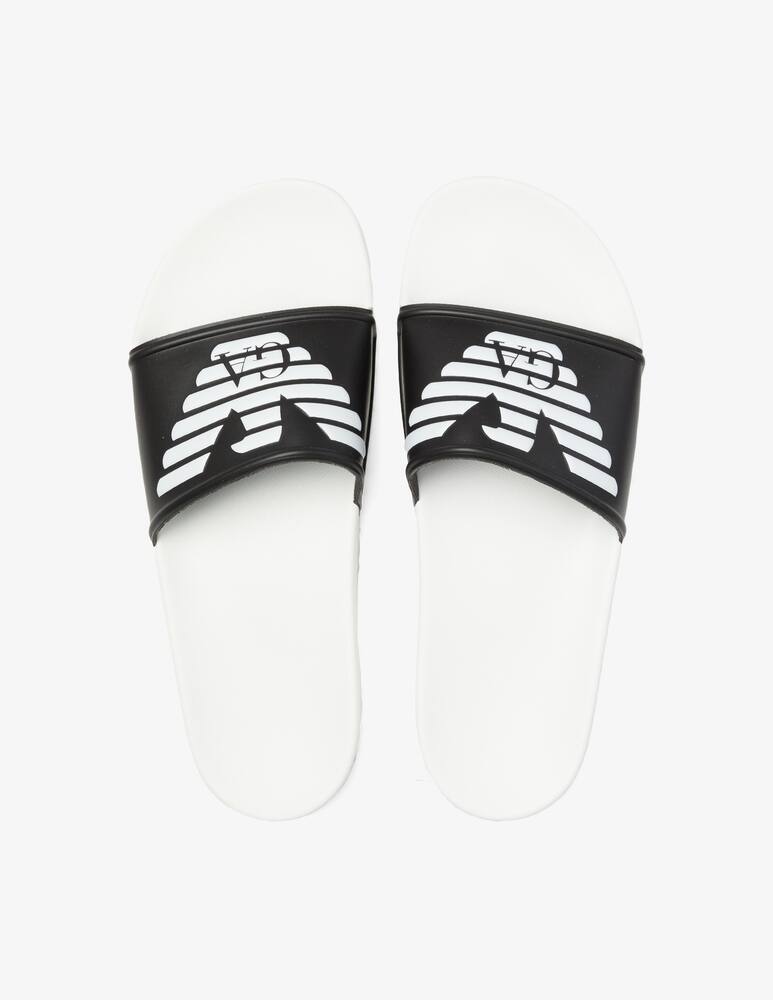 rinascente Emporio Armani Logo slippers 