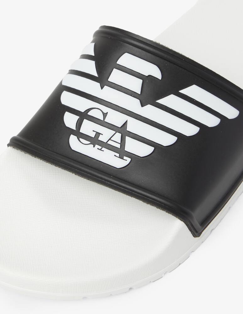 rinascente Emporio Armani Logo slippers 
