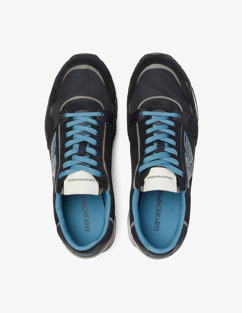 rinascente Emporio Armani Sneakers running suede mesh 