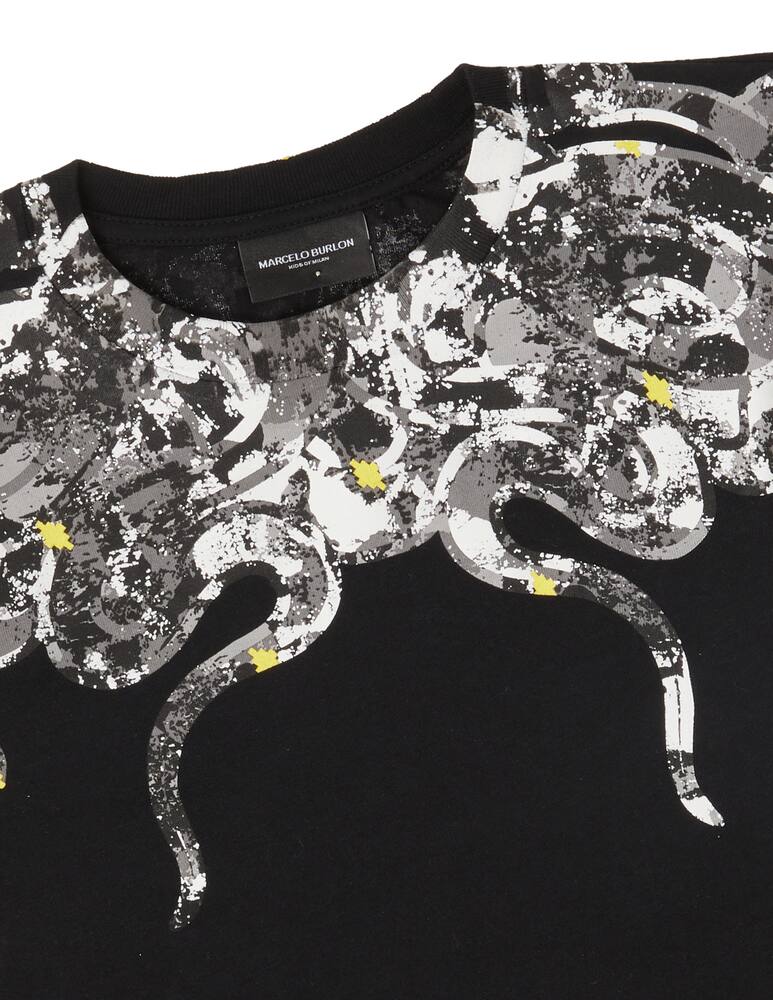 rinascente Marcelo Burlon Maglietta camou snake