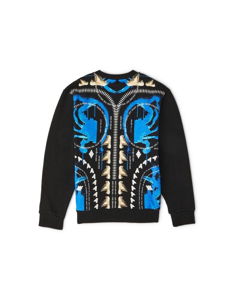rinascente Marcelo Burlon Felpa girocollo all spray
