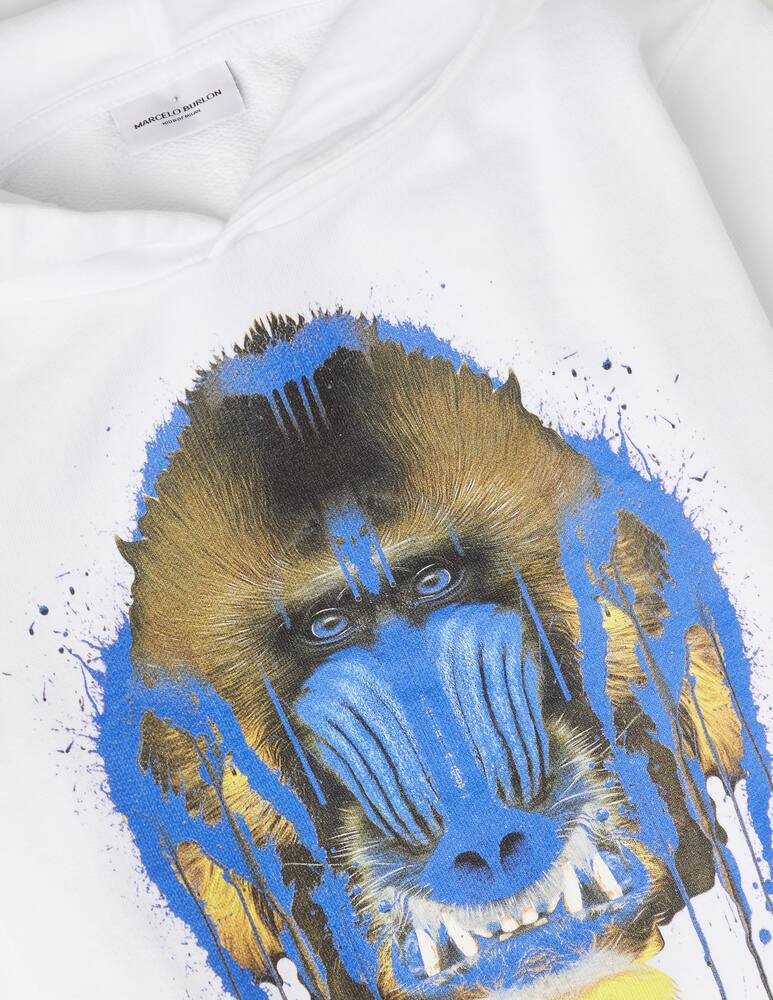 rinascente Marcelo Burlon Felpa con cappuccio gorilla