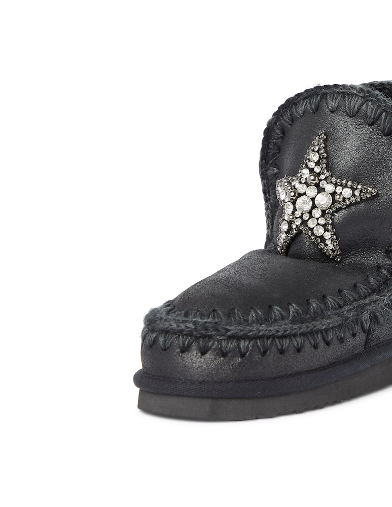 rinascente Mou Stivaletti Eskimo 18 patch frontale stella