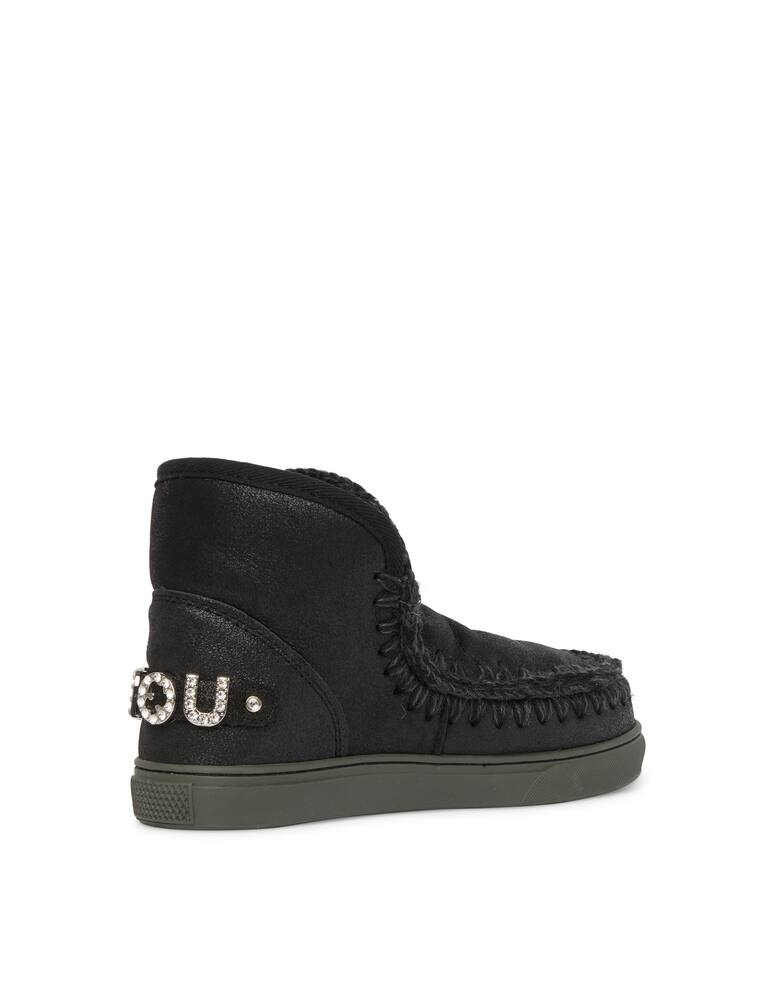 rinascente Mou Eskimo sneakers with rhinestones logo 