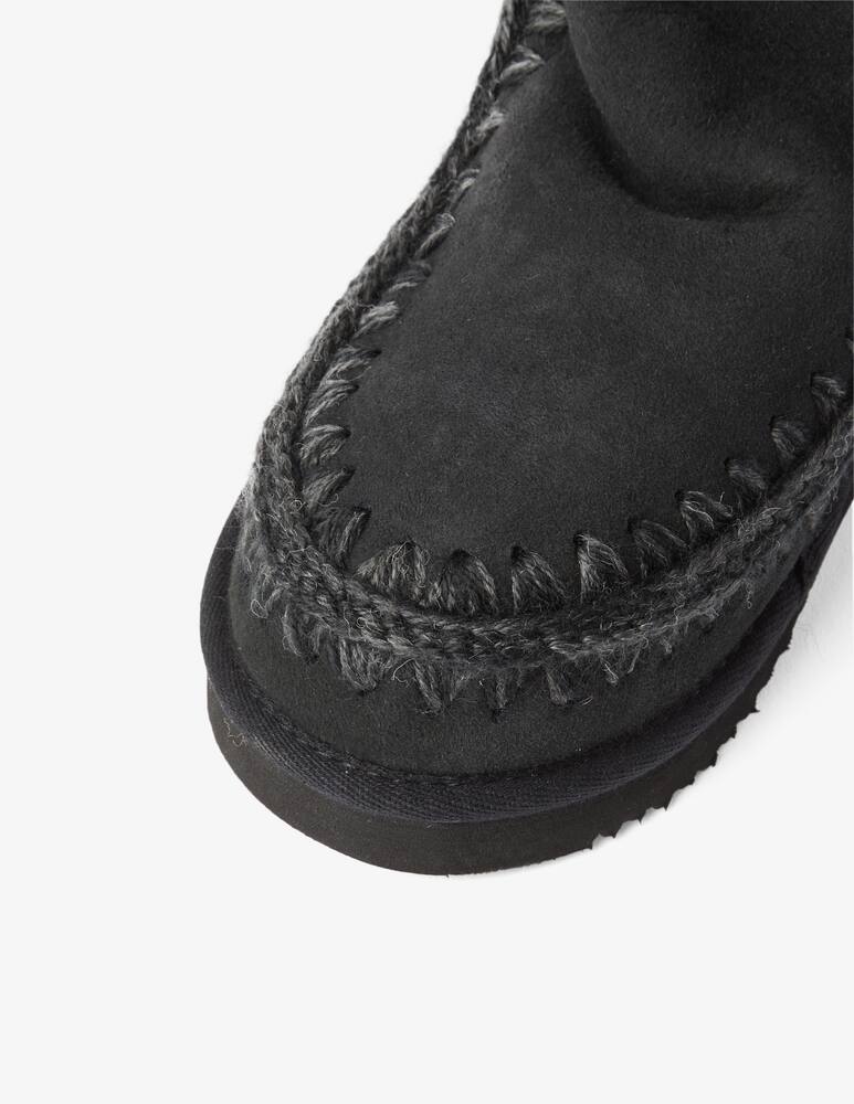 rinascente Mou Eskimo18 suede boots logo glitter