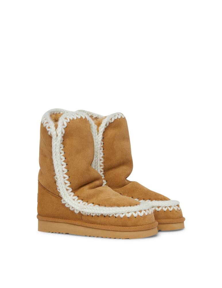 rinascente Mou Eskimo 24 ankle boots with cross stitch