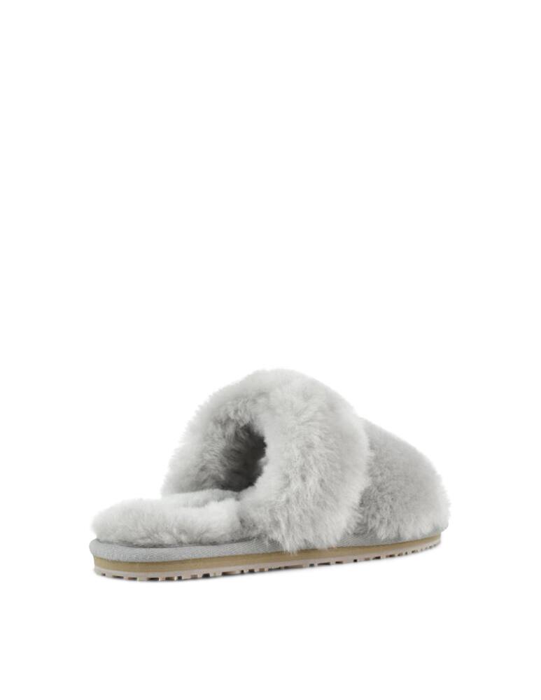 rinascente Mou 2-stripes sheepskin fur slippers