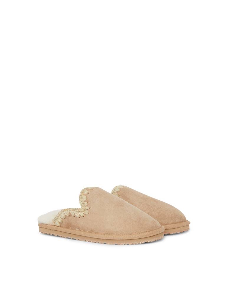 rinascente Mou Slipper Suede Eskimo Stitch