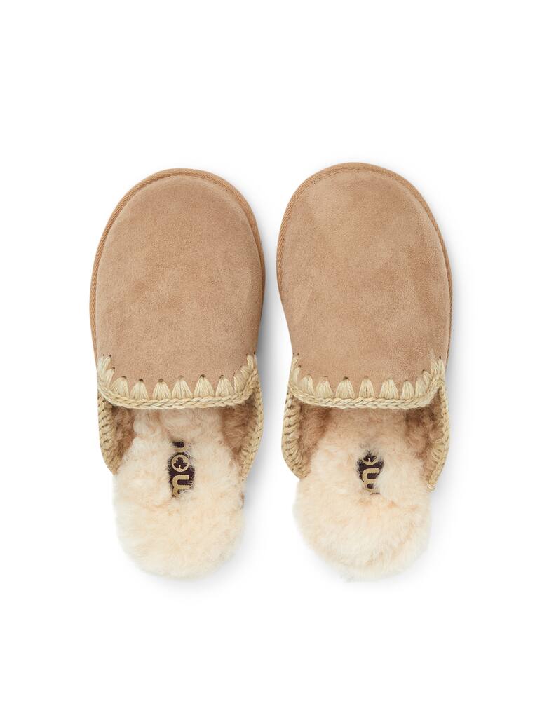 rinascente Mou Slipper Suede Eskimo Stitch