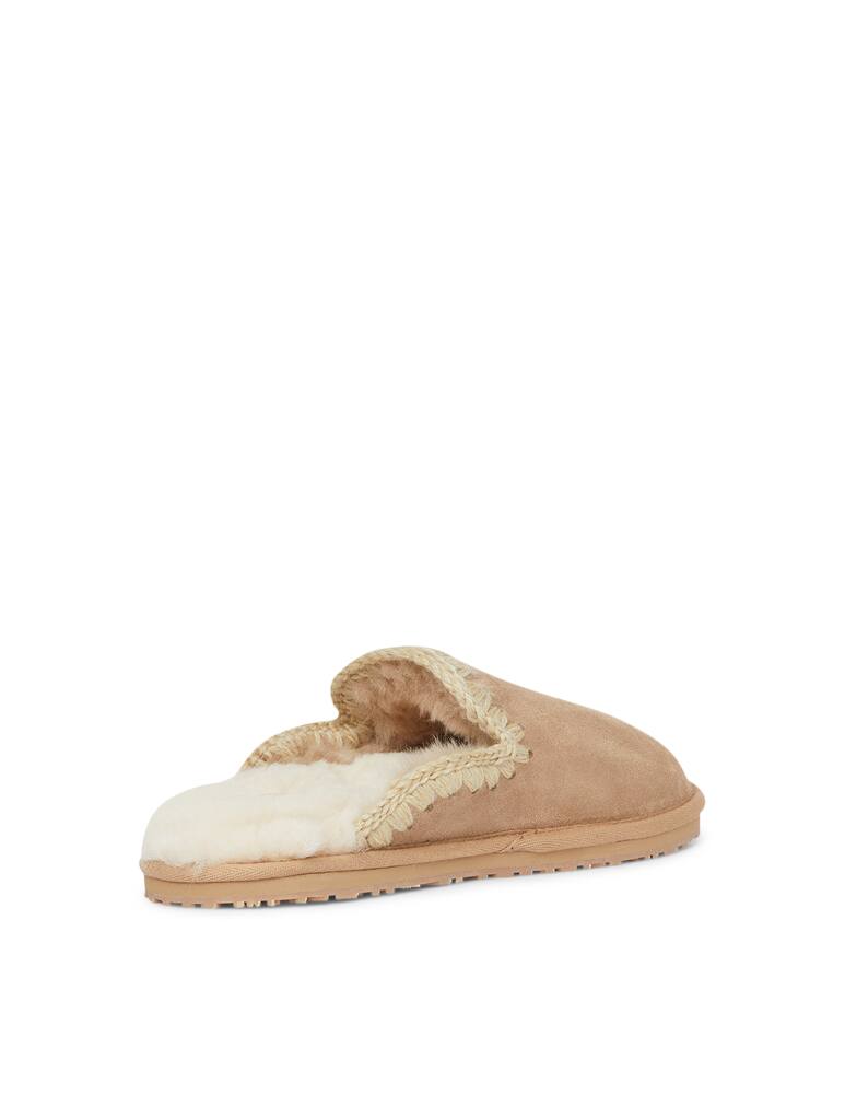 rinascente Mou Slipper Suede Eskimo Stitch