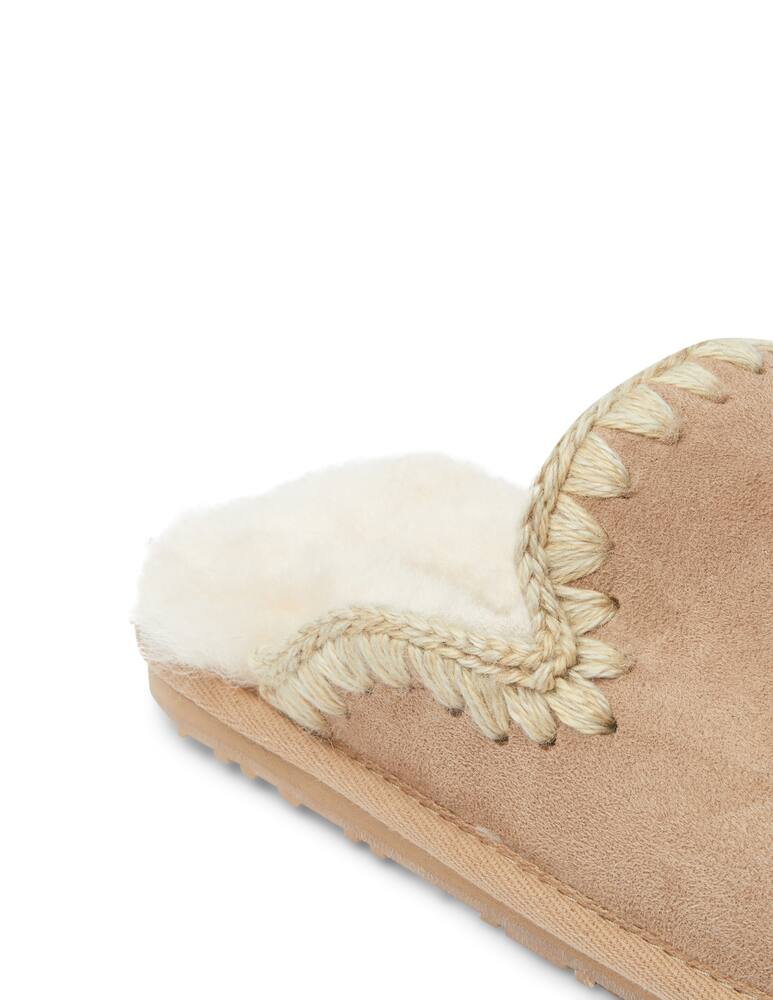 rinascente Mou Slipper Suede Eskimo Stitch