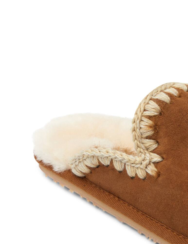 rinascente Mou Slipper Suede Eskimo Stitch