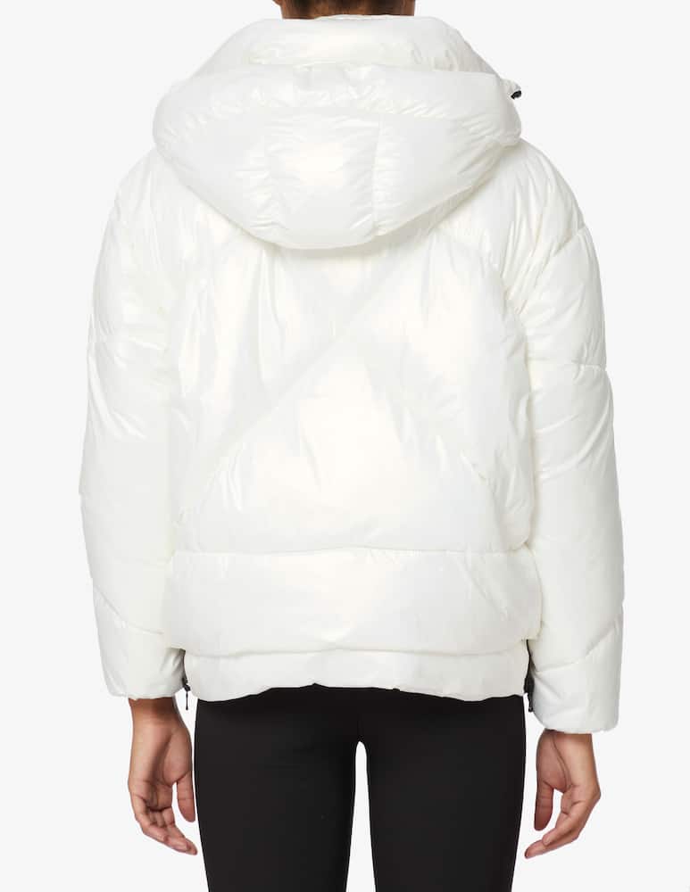 rinascente Canadian Giubbotto piumino crop Eugenie S - Bianco