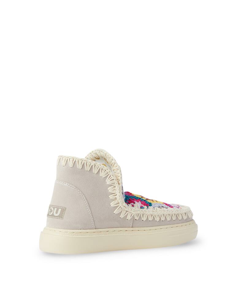 rinascente Mou Stivaletti in crochet - grigio