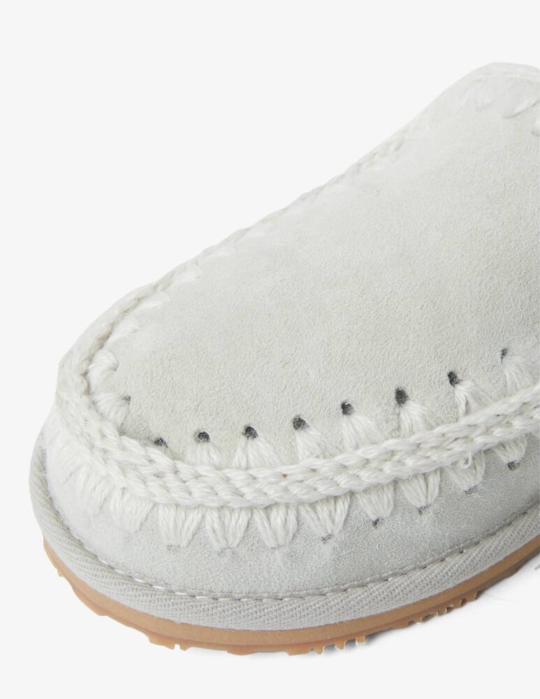 rinascente Mou Suede slipper full eskimo stitch