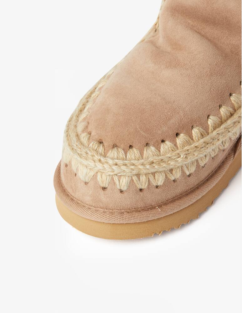 rinascente Mou Stivaletti scamosciato Eskimo18 logo glitterato - Marrone