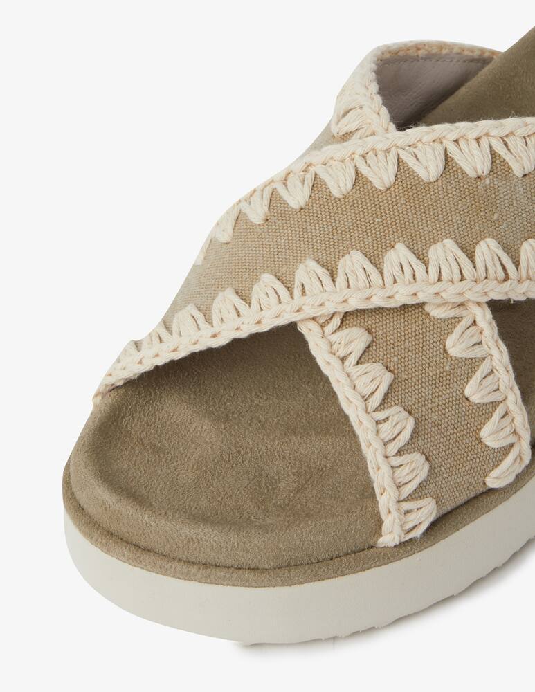 rinascente Mou Braided sandals