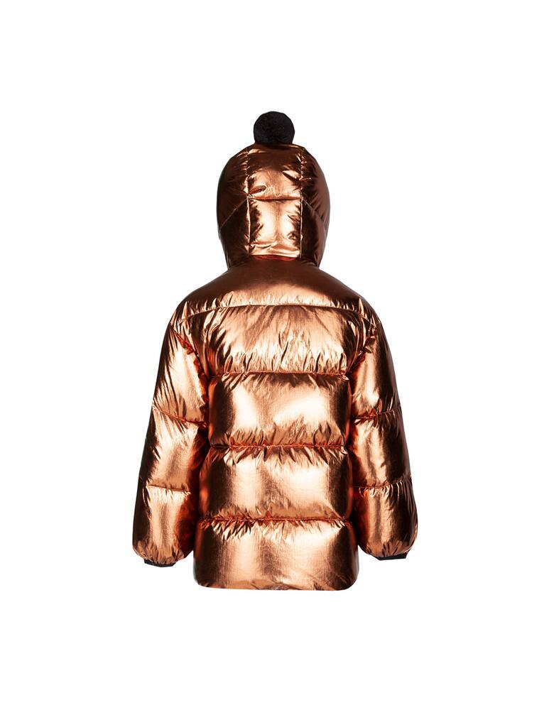 rinascente AI Riders Multi pocket down jacket in metal foil nylon