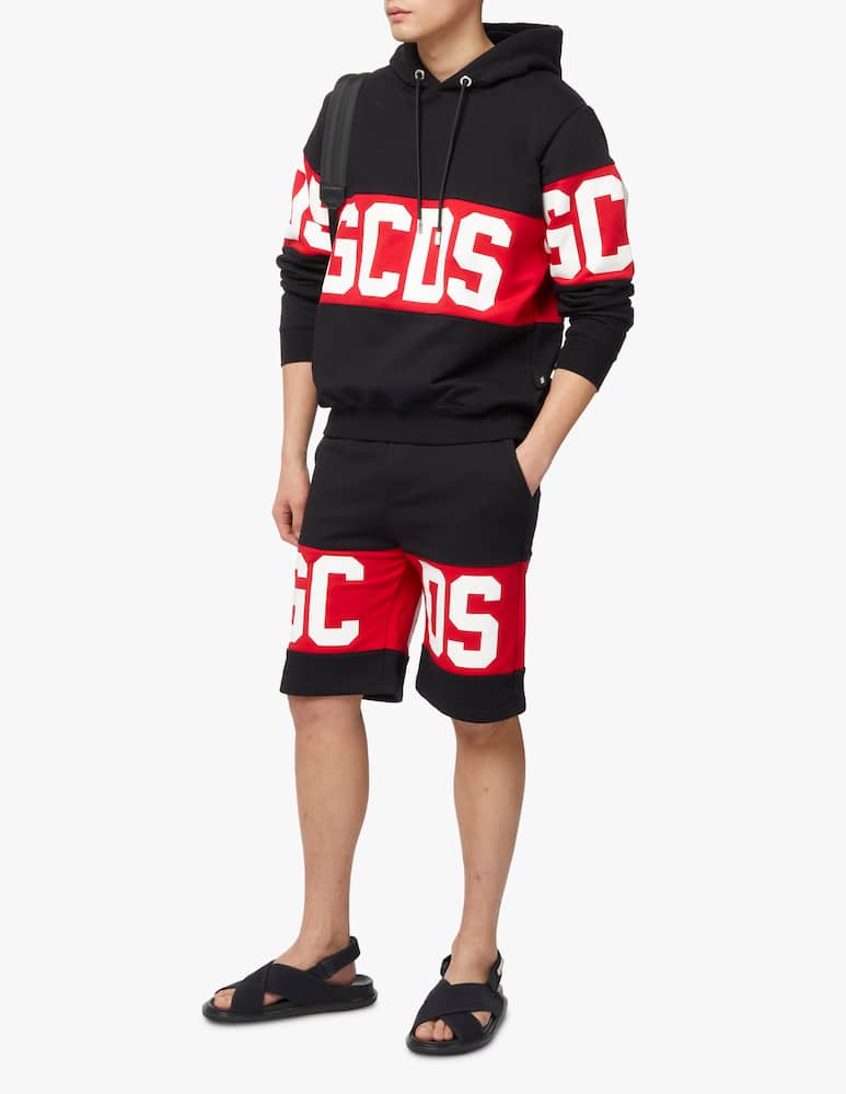 GCDS Band logo shorts - black - picture 1