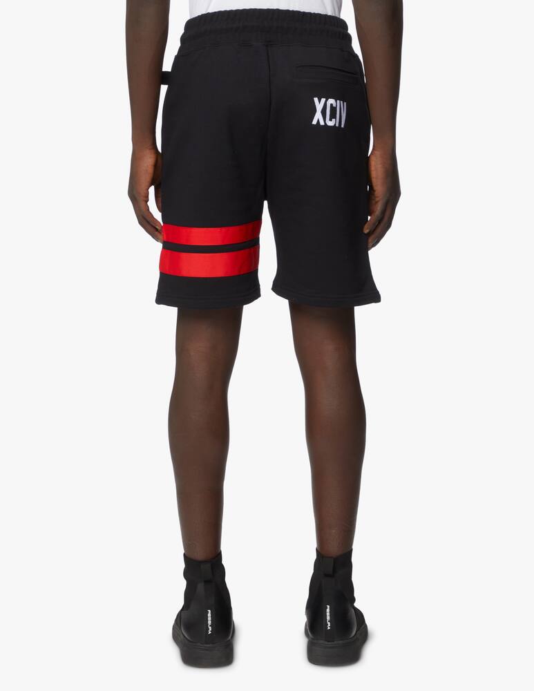 rinascente GCDS Pantaloncino in felpa regular con logo - nero