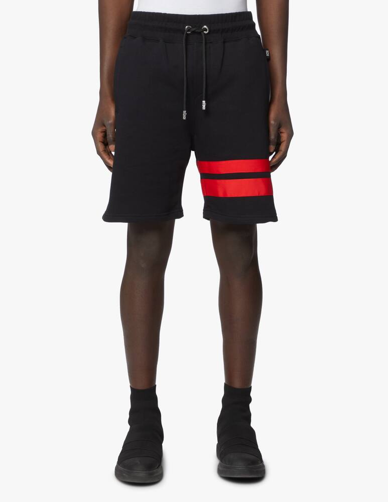 rinascente GCDS Pantaloncino in felpa regular con logo - nero