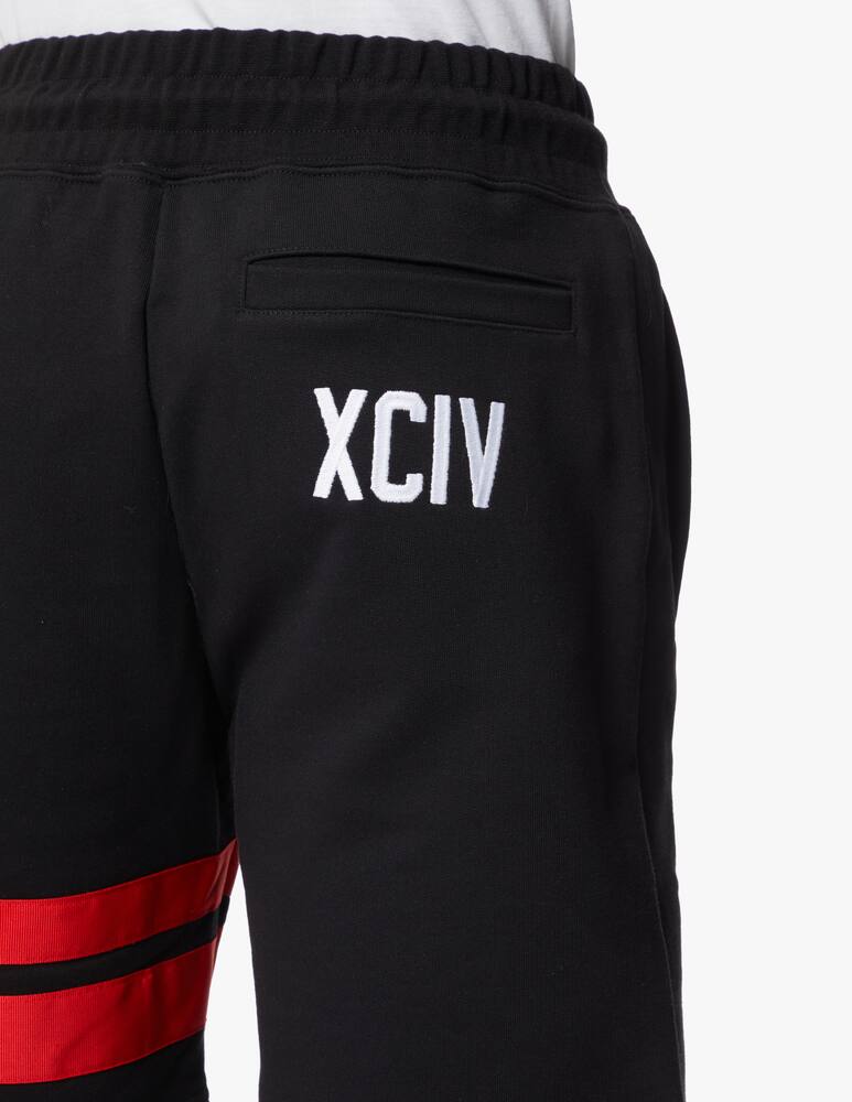 rinascente GCDS Pantaloncino in felpa regular con logo - nero
