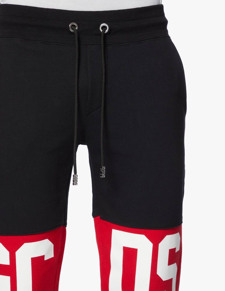 rinascente GCDS Pantalone tuta banda logo - nero