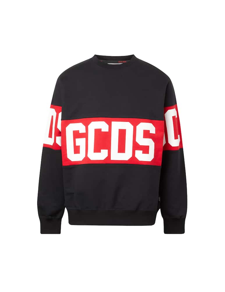 GCDS Maglia girocollo con logo  - immagine 6