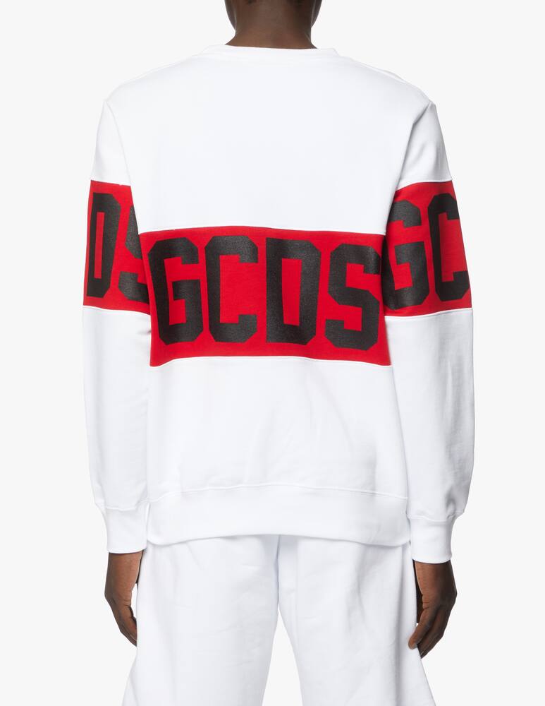 rinascente GCDS Felpa girocollo band logo in cotone 