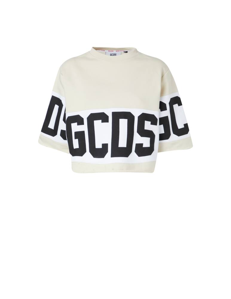 rinascente GCDS T-shirt crop in cotone