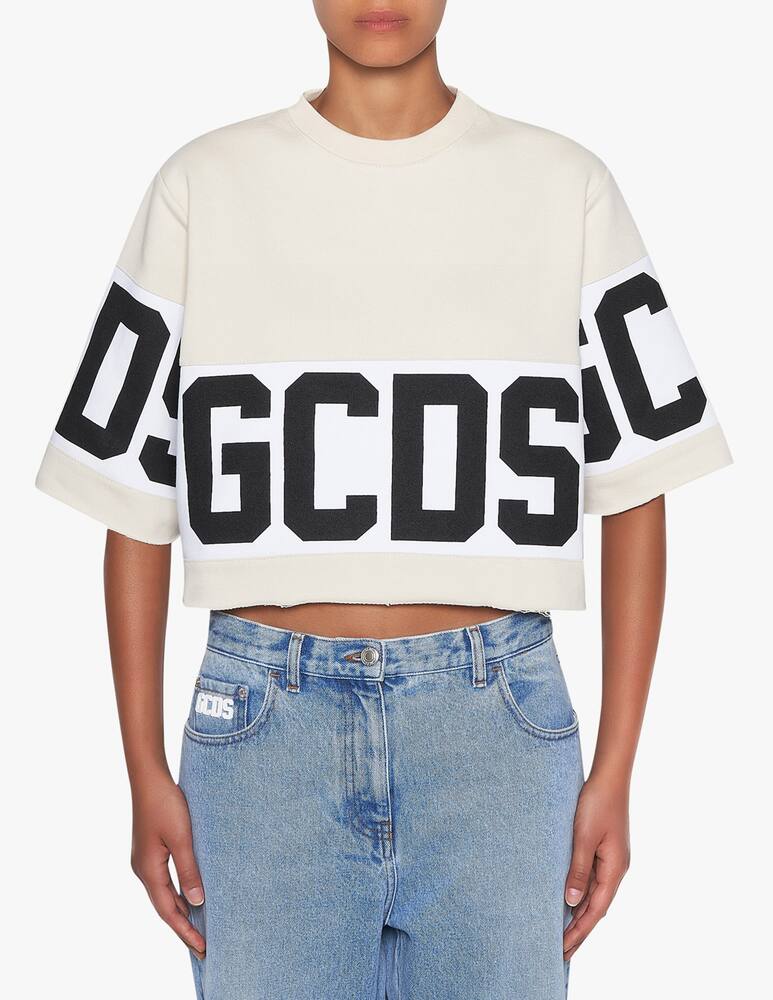 rinascente GCDS T-shirt crop in cotone