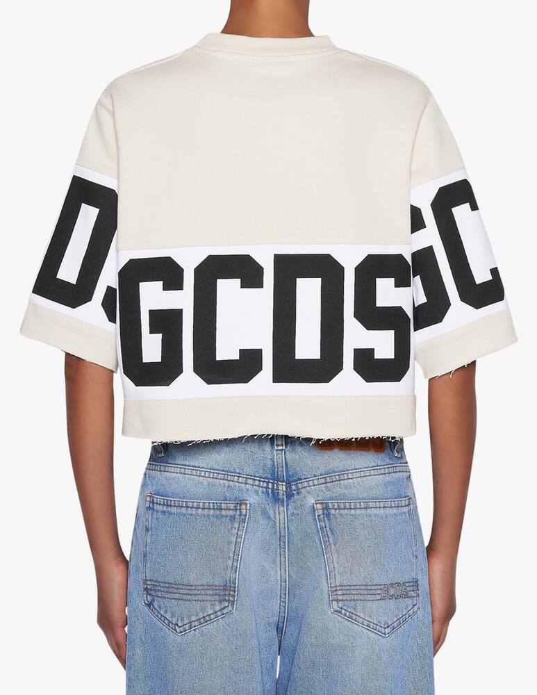 rinascente GCDS T-shirt crop in cotone
