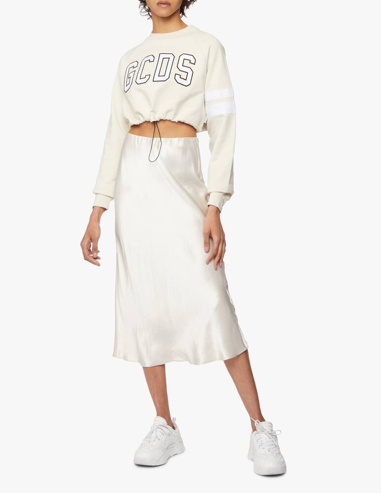 rinascente GCDS Cotton crop sweatshirt