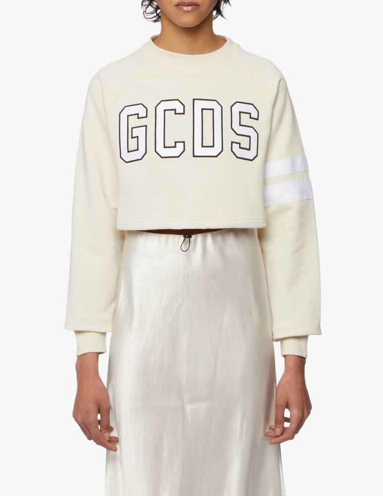 rinascente GCDS Cotton crop sweatshirt
