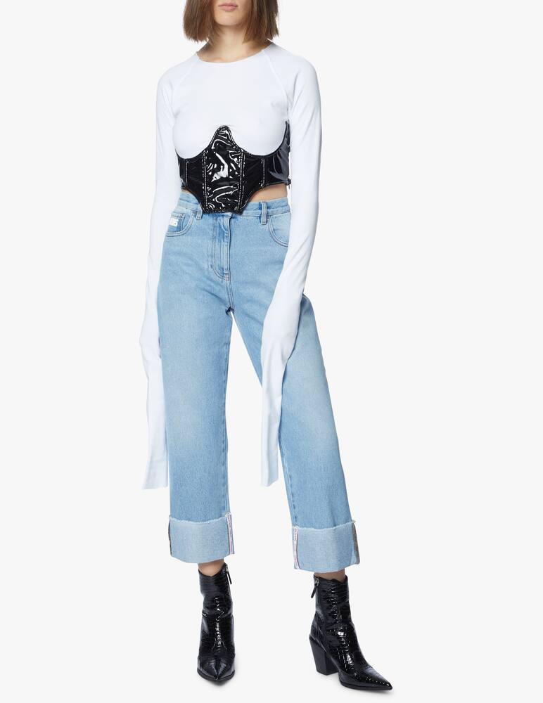 GCDS Top con corsetto in vinile - immagine 2 GCDS Top con corsetto in vinile - immagine 2